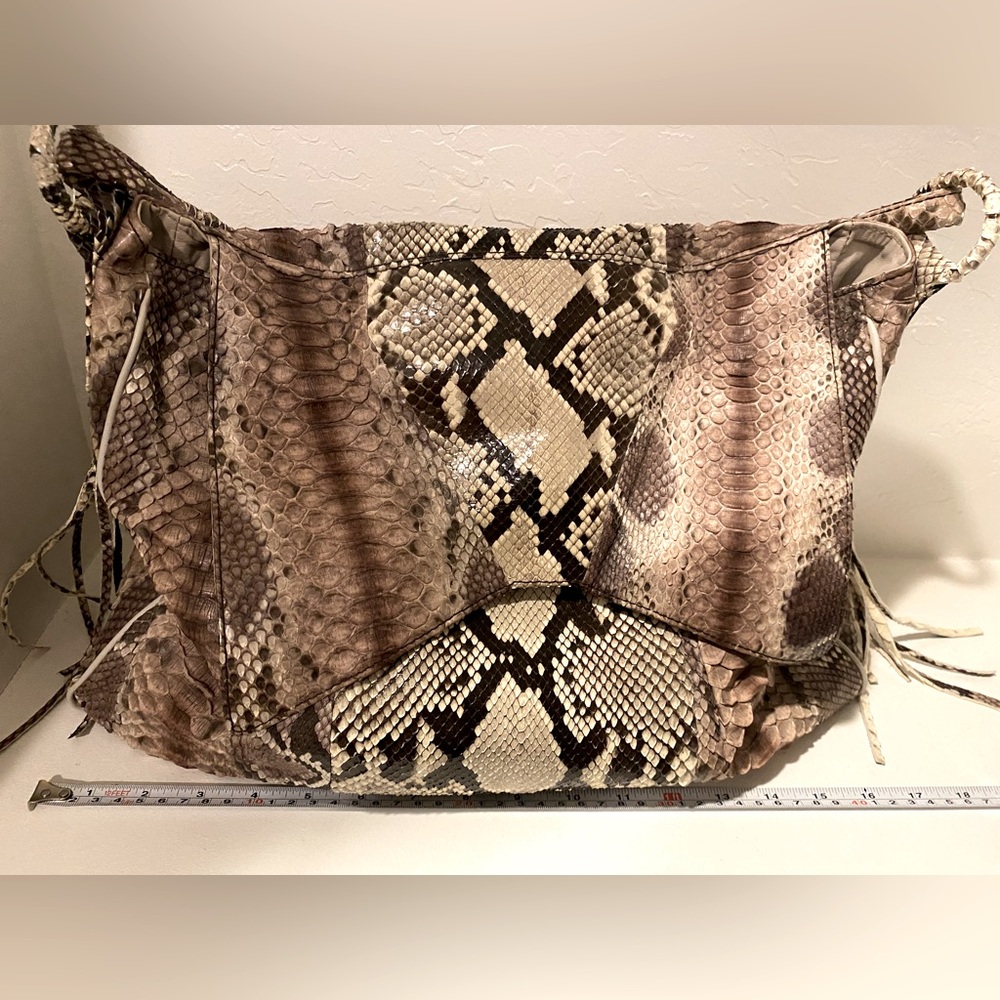 Custom Nwot Python Handbag - Beverly Hills - image 7
